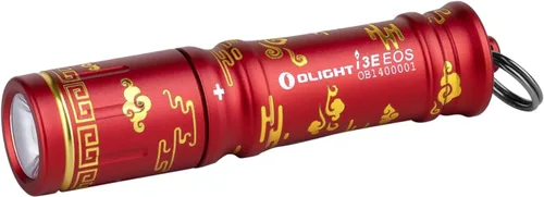 Miniatura 10 de OLIGHT i3E EOS - Linterna EDC compacta de 90 lúmenes con lente PMMA TIR, batería AAA, llavero para noche y camping (Edición Estrellas y Rayas)