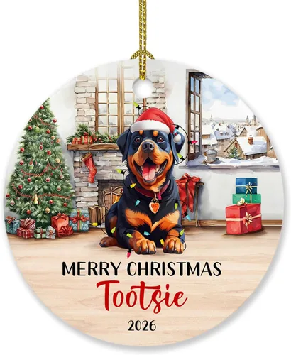 Miniatura 13 de Adorno personalizado de caniche negro, regalo para perro, mamá, perro, papá, adorno de Navidad único de perro caniche negro 2025, adorno de caniche