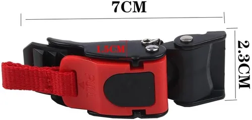 Miniatura 5 de Hebilla de botón para casco, cierre de correa de hebilla de liberación rápida para casco de motocicleta, clip de velocidad para casco, botón