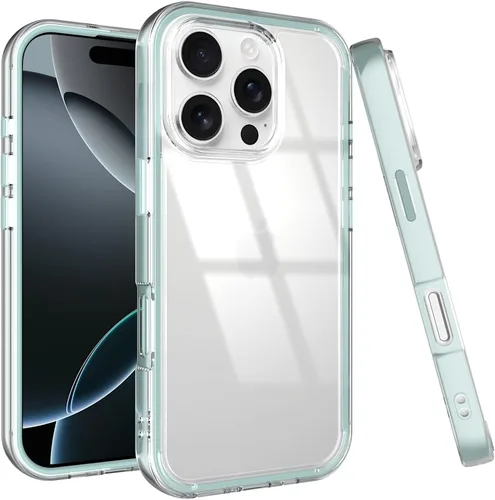 Miniatura 22 de Puxicu Funda acrílica 2 en 1 para iPhone 11 Pro, antiamarilleo, protección de grado militar, funda delgada a prueba de caídas para iPhone 11 Pro