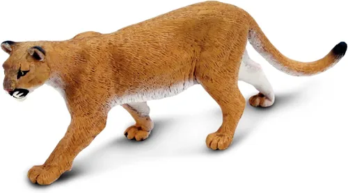 Miniatura 6 de Safari Ltd. Figura de león de montaña, figura realista de plástico de 5.5 pulgadas, juguete educativo para niños, niñas y niños a partir de 3 años