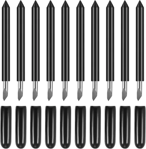 Miniatura 11 de 10 cuchillas de corte de punta fina de alta calidad compatibles con Maker/Maker 3/Explore Air/Air 2/Explore Air 3, cuchillas de repuesto para vinilo