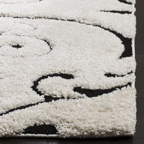 Miniatura 2 de SAFAVIEH - Alfombra decorativa de la colección Florida Shag, modelo SG455-1290, diseño de espirales, no suelta pelusa y de fácil cuidado, pelo alto
