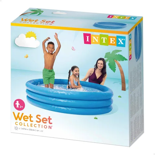 Miniatura 3 de INTEX 58426EP - Piscina inflable para niños, color azul cristal, 58 x 13 pulgadas, para mayores de 2 años