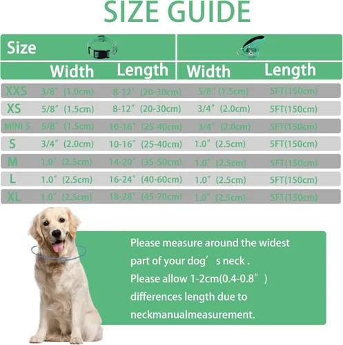 Miniatura 4 de collar reflectante para perros con hebilla de cierre de seguridad, collares de nailon ajustables, suaves y transpirables para perros pequeños