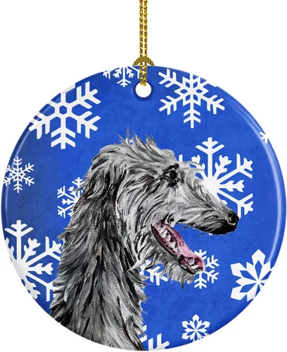 Miniatura 23 de Caroline's Treasures Cavalier Spaniel - Adorno de cerámica para colgar en el árbol de Navidad, para el hogar, Navidad, fiestas, regalo, 3 pulgadas