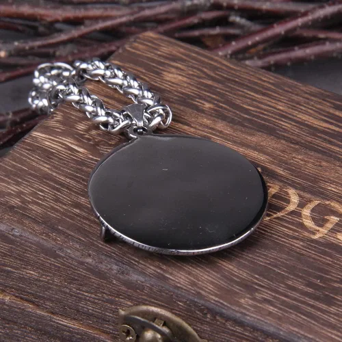 Miniatura 4 de Hombres Mujeres Collares Pandents Moda Martillo vikingo de Thor Mjolnir, collar de declaración delicada joyería NI2KQ (27.5 pulgadas (27.6 in)
