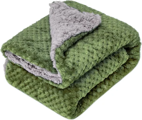 Miniatura 14 de Manta o manta mullida para bebé, suave, cálida y acogedora manta de vellón coral para niños pequeños, bebés o recién nacidos, para cuna, cochecito
