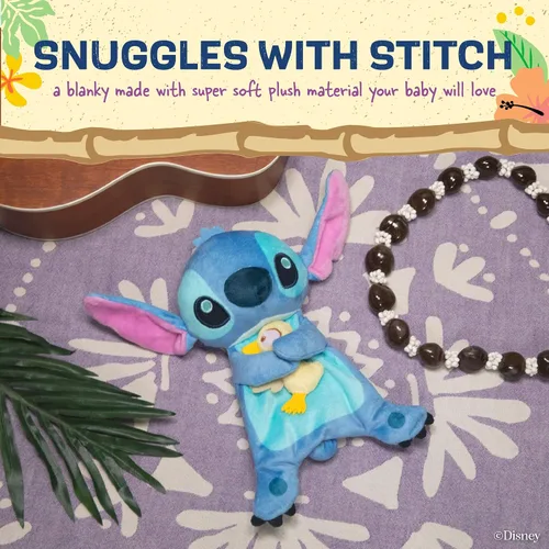 Miniatura 2 de Manta de acurrucarse de Lilo y Stitch de Disney, de Kids Preferred, Azul