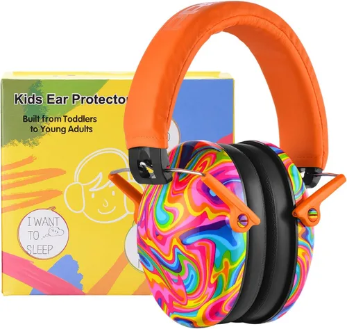 Miniatura 27 de PROHEAR 032 2.0 Auriculares con cancelación de ruido para niños, reducción de ruido de 25 dB, orejeras sensoriales ajustables de protección de oídos