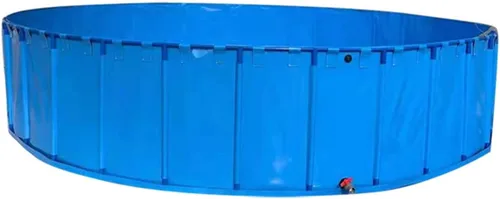 Piscina redonda con marco de plástico, piscina familiar con marco de acero para patio trasero de 2, 3, 4, 5 pies de profundidad, para niños de 1 a 3
