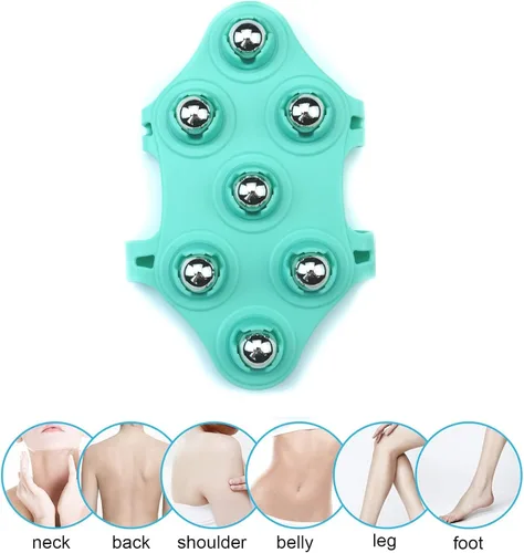 Miniatura 4 de Bola de masaje, Rodillo, Masajeador de mano, Bola de terapia, Masajeador de espalda, Bola de punto gatillo, Bola de masaje de pies, Verde