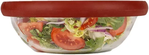 Miniatura 17 de Food Huggers Tapas de repuesto para recipientes de almacenamiento de vidrio, tapas de silicona y vidrio que no se agrietan, se adapta a la mayoría