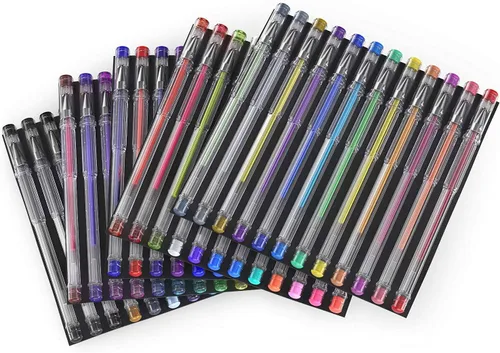Miniatura 4 de Bolígrafos de gel Arteza 60 colores individuales sin ácido y no tóxico (puntas de 0.03 a 0.039 pulgadas, juego de 60)