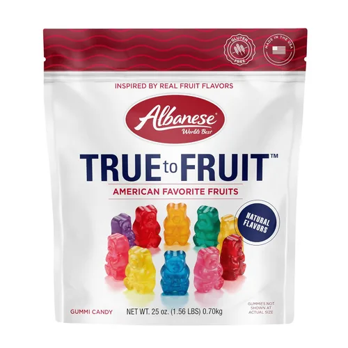 Miniatura 11 de Albanese Ultimate 8 Flavor Gummi Bears, ositos de goma de 8 sabores, 2.5 oz, 12