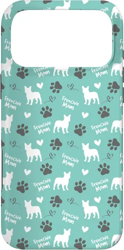 Miniatura 22 de Funda para iPhone 13 Pro Max Frenchie Mom Bulldog Francés Mamá Azul Mujeres