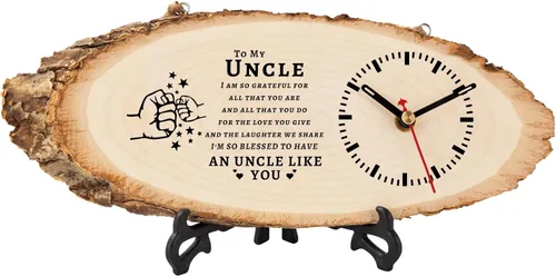 Miniatura 11 de BeauGift Regalos para hermano, Día del Padre, regalos de cumpleaños para hermanos de hermanas, hombres, amigos, reloj de madera, regalo