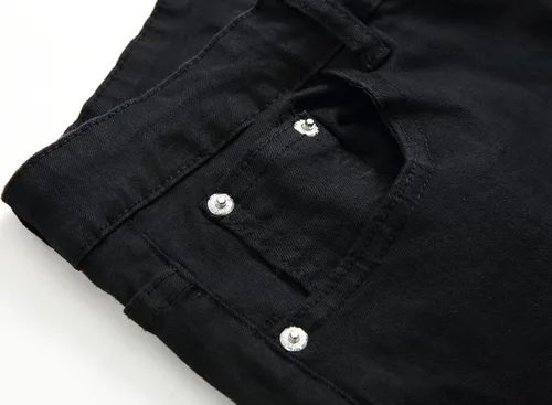 Miniatura 4 de Pantalón de jean elastizado ajustado moderno para hombre
