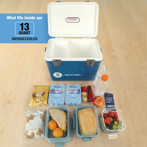 Miniatura 5 de Engel 13qt, refrigerador hermético, de secado al aire, Drybox y pequeña lonchera con carcasa dura para hombres y mujeres Rosa