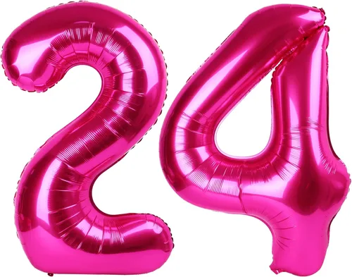 Miniatura 409 de Globo de cumpleaños número 4 dorado de 40 pulgadas, globos gigantes del número cuatro 14 24 34 40 44 2024, globos grandes de lámina de mylar para Oro