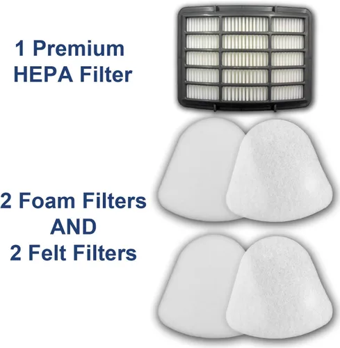 Miniatura 2 de EnviroCare Filtros de vacío de repuesto diseñados para adaptarse a Shark Navigator Lift-Away NV350, NV351, NV352, NV355, NV356, NV356E, NV357 kit