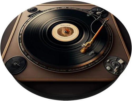 Miniatura 2 de Disco de vinilo LP vintage para fanáticos de la música retro, PopSockets intercambiables PopGrip