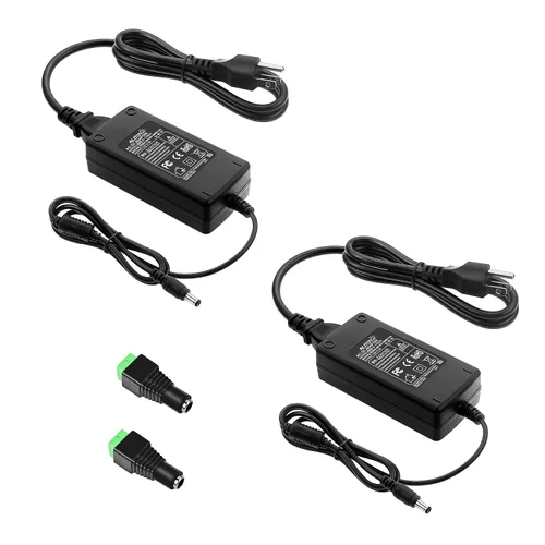 ALITOVE Fuente de alimentación de 12 V, 5 A, 12 voltios, CC, 60 W, adaptador de corriente de 100 ~ 240 V CA a CC 12 V, convertidor de 5 amperios 4A