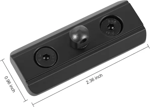 Miniatura 4 de Paquete de 2 adaptadores de bípode para M-Rail Harris tipo Bipod Mount Sling Stud