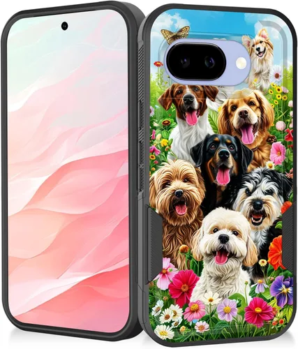 Miniatura 62 de Funda para Pixel 7a, resistente de doble capa híbrida de policarbonato duro de goma suave a prueba de golpes para Google Pixel 7A 6.1 pulgadas