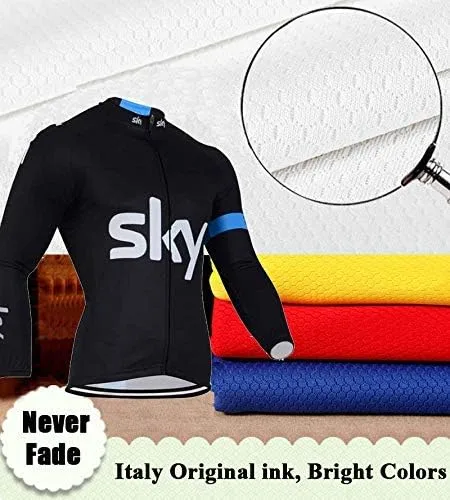 Miniatura 5 de LOGASMART Camiseta de ciclismo de manga larga para hombre