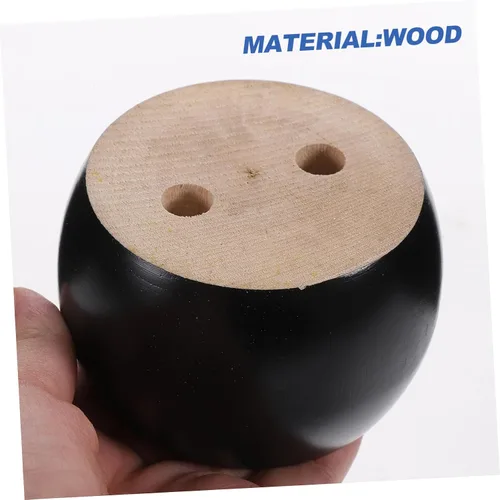 Miniatura 5 de Uonlytech Patas de sofá de madera maciza, patas de sofá de madera para muebles debajo de los muebles, sofá redondo de 2 pulgadas, patas de moño