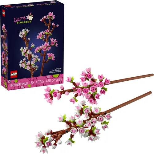 Miniatura 7 de LEGO Juego de Construcción de Flores de Cerezo para Niños, Niñas y Niños, Edades 8+ - Decoración Artificial de Flores de Cerezo para el Hogar