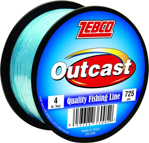 Miniatura 9 de Zebco Outcast Línea de Pesca de Monofilamento, Baja Memoria y Estiramiento, Alta Resistencia a la Tensión