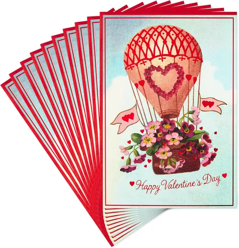 Miniatura 8 de Hallmark - Paquete de tarjetas para el día de San Valentín, diseño de corazón