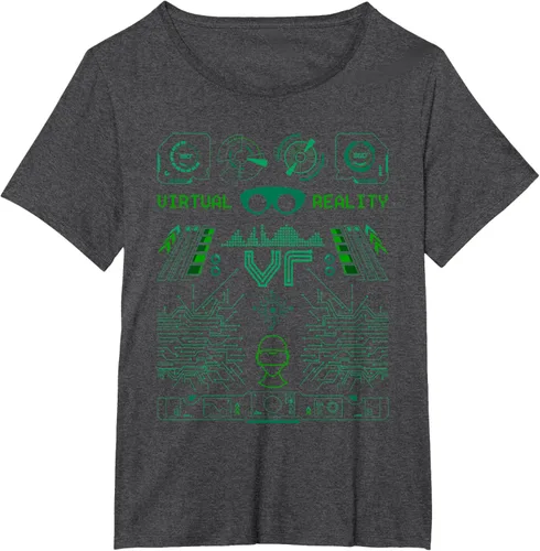 Miniatura 18 de Camiseta de realidad virtual VR Retro Gamers, Negro, S