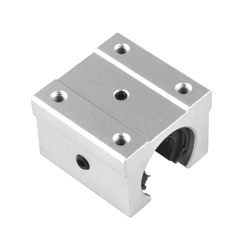 Miniatura 7 de SBR12 4 unids rodamiento lineal de aluminio abierto movimiento lineal 0.472 in rodamiento unidad deslizante para SBR12UU guía de riel deslizante