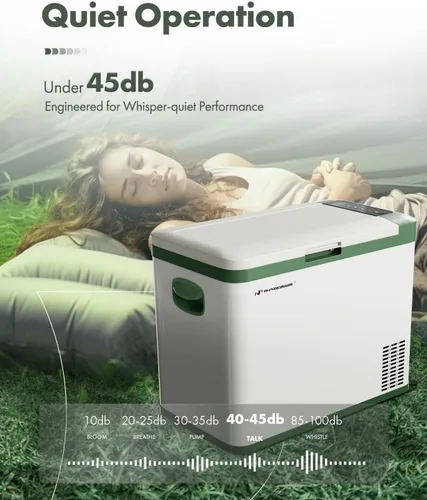 Miniatura 4 de A-Premium - Refrigerador portátil de 12 voltios, 37 cuartos/34.9L, enfriador de auto, -4 °F~68 °F, congelador portátil de enfriamiento rápido