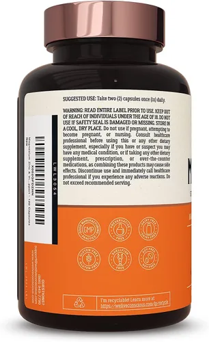 Miniatura 4 de Live Conscious OmegaWell - Aceite de pescado y MagWell MagWell Magnesio Zinc y Vitamina D3 Salud ósea y cardíaca, apoyo del sistema inmunológico +
