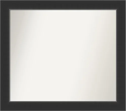 Miniatura 274 de Amanti Art Espejo personalizado, espejo de baño negro Astor, espejo de pared o espejo de tocador de baño sobre el fregadero (25 x 25 pulgadas)