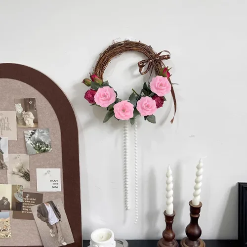 Miniatura 6 de 50 unidades de cabeza de rosa, flores artificiales a granel para manualidades, cabeza de flor de seda de rosa falsa de 3 pulgadas, flores sintéticas