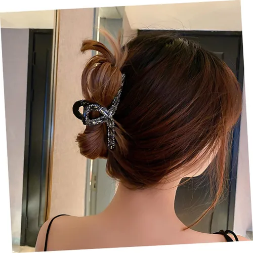 Miniatura 2 de FOMIYES 1 horquilla de metal para el cabello, pinzas para el pelo de plátano, pinzas para el pelo de tortuga, pinzas de pelo de metal para mujeres