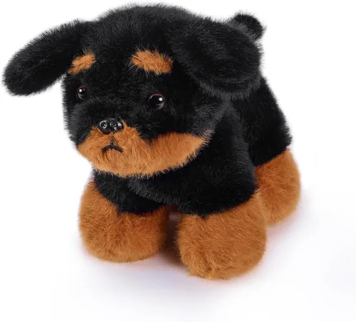 Miniatura 8 de PEACH CAT Basset Hound Perro Animal de Peluche Lindo Cachorro Peluches Juguetes de Peluche Pequeños Regalos para Niños Blanco