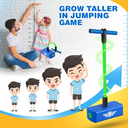 Miniatura 3 de CUUGO LET'S GO! CG Saltar Promueve Crecer Más Alto - Saltarín de Espuma para Niños, Juguetes para Niños de 3 a 12 Años, Niños Niñas, Juguetes al