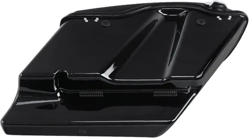 Miniatura 4 de XFMT Alforjas para motocicleta de 5 pulgadas, extendidas con cierres cromados para Harley Touring Road King, Street Glide Road Glide Electra Glide