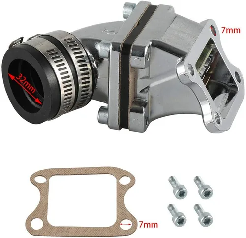 Miniatura 3 de Kit de carburador con válvula de rejilla Dio para bicicleta motorizada a gas de 48 cc, 66 cc, 80 cc