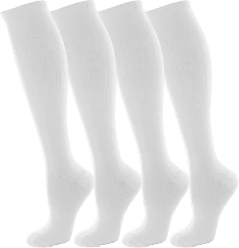 Miniatura 13 de NOVAYARD Calcetines de compresión para hombres y mujeres graduados 15-20 mmHg (4 pares)