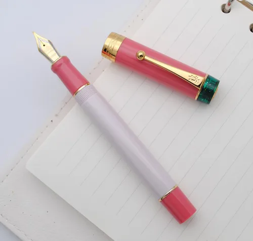 Miniatura 3 de JINHAO 100 - Pluma estilográfica con convertidor de tinta (punta media 0.028 in, guayaba)