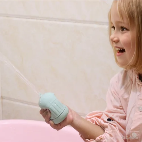 Miniatura 4 de Ginbear Juguetes de baño de silicona para bebés, no tóxicos, sin moho, juguetes de bañera para niños de 6 meses en adelante, paquete de 4