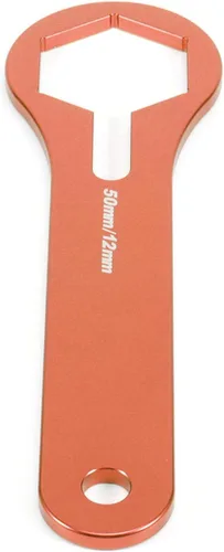 Miniatura 7 de Llave de horquilla para suspensión de motocicleta, 1.969 in, aleación de aluminio, naranja, apta para 125 150 250 350 450 550 SX XCWP