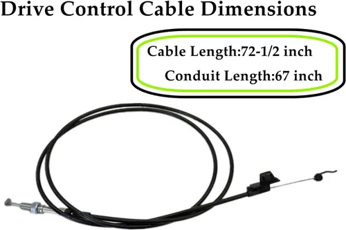Miniatura 3 de Cable de control de unidad 532431649 compatible con Hus Craftsman 7022F 7022KF HU600F HU675FE HU700F Jonsered cortacésped Rep 431649 583471701